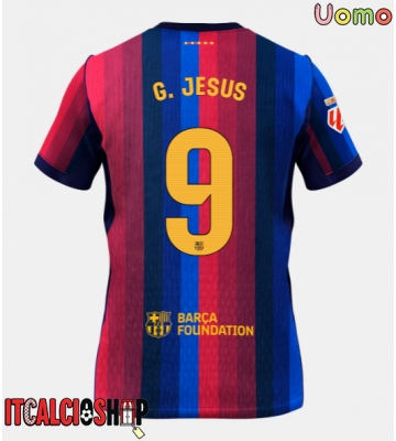 Barcelona Gabriel Jesus #9 Prima Maglia 2026-27 Manica Corta